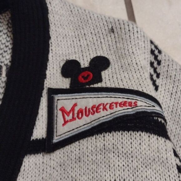 Disney Mickey Mouse Club Cardigan Mouseketeers grey size XS - Picture 5 of 11